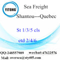 Shantou Port LCL Consolidação Para Quebec
